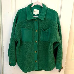 American Eagle cozy Sherpa shacket